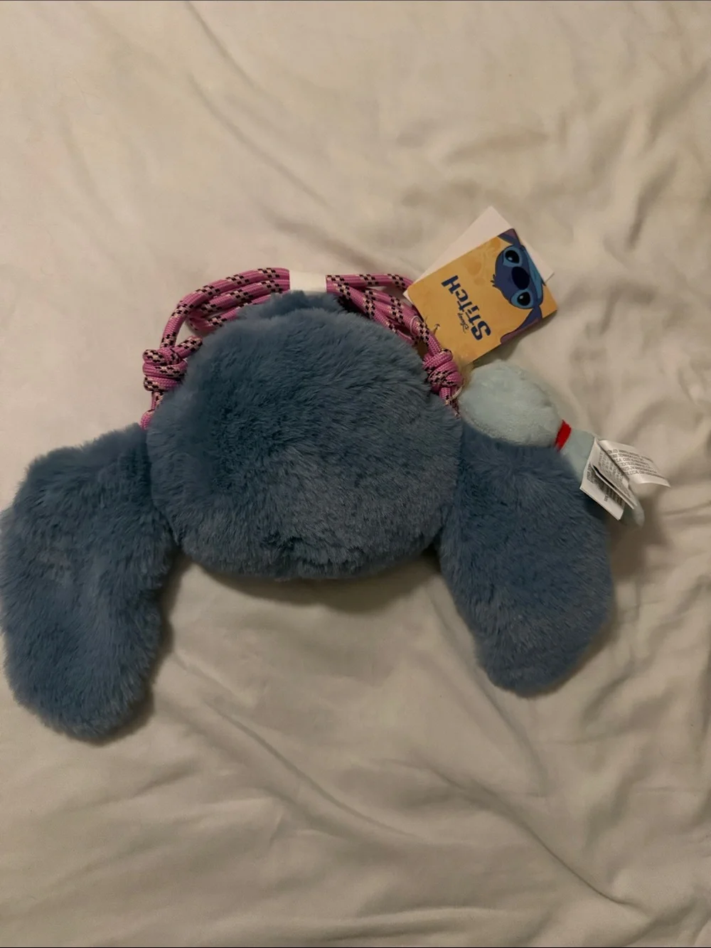 Zara Stitch Plush Crossbody Bag